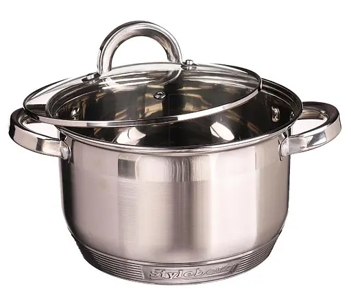 Набор кастрюль из нержавеющей стали Styleberg 2185 10 предметов для всех видов плит - фото 5
