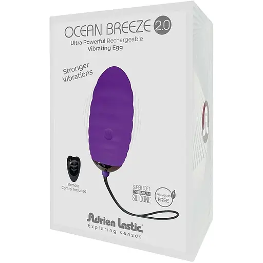 Виброяйцо Adrien Lastic Ocean Breeze 2.0 Purple - фото 4