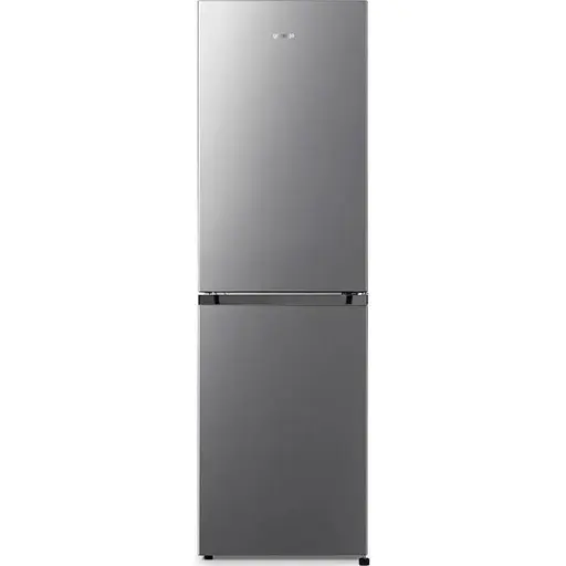 Холодильник Gorenje с нижней морозильной камерой, 182х55х55 см, 2 двери, 171(80) л, А+, NoFrost Plus, зона освещения, серый - фото 1