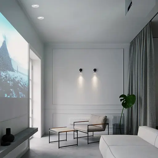 Вбудований поворотний світильник Feron DL0375 під лампу чорний - фото 3