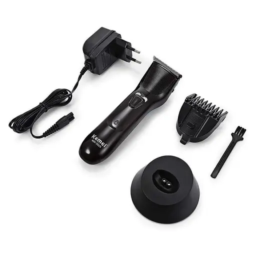 Машинка для стрижки волосся Kemei Km-5025 професійна акумуляторна - фото 3