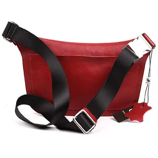 Шкіряна сумка Grande Pelle 20х15х7 см sum0028562 - фото 6