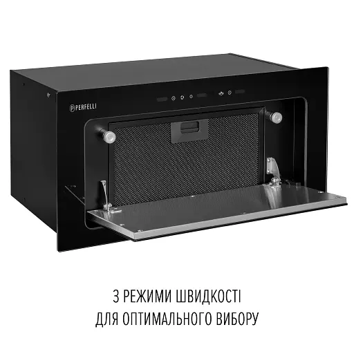 Витяжка повновбудована Perfelli Design Vision 6 Nero Silenzio - фото 10