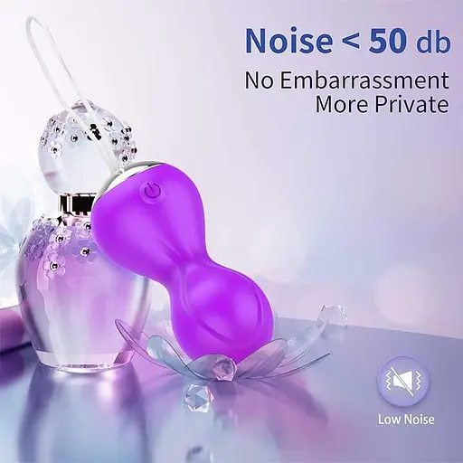 Вагінальні кульки Кегеля з вібрацією 12 режимів Рожевий - фото 2