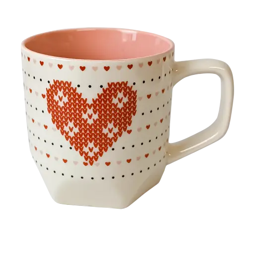 Чашка Vittora Орнаменти кохання 315 мл 1 шт. (147435) - фото 3