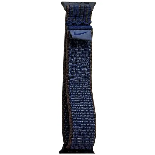 Ремінець Nike Sport Loop для Apple Watch 42(ser.1-3)/44/45/46/49mm Black / Blue - фото 2