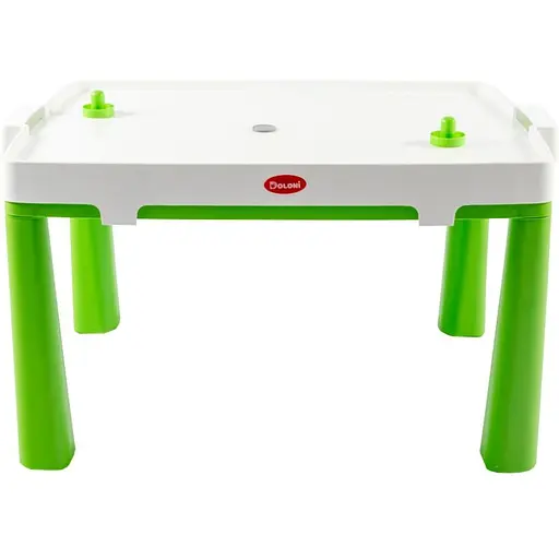 Детский пластиковый стол с насадкой для аэрохоккея Doloni Toys 04580 зеленый