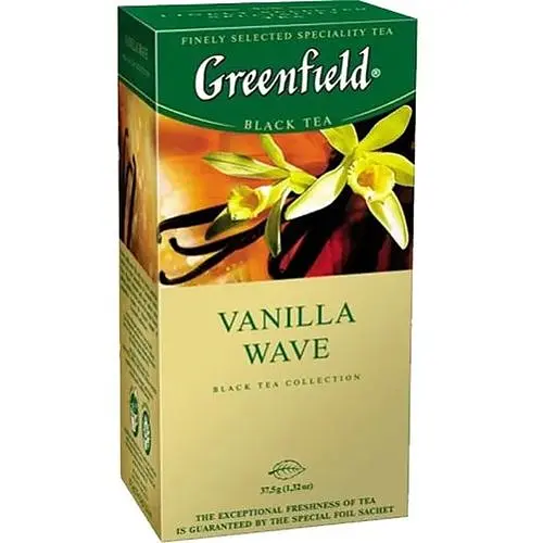 Чай Greenfield Vanilla Wave 25 пакетиков - фото 1