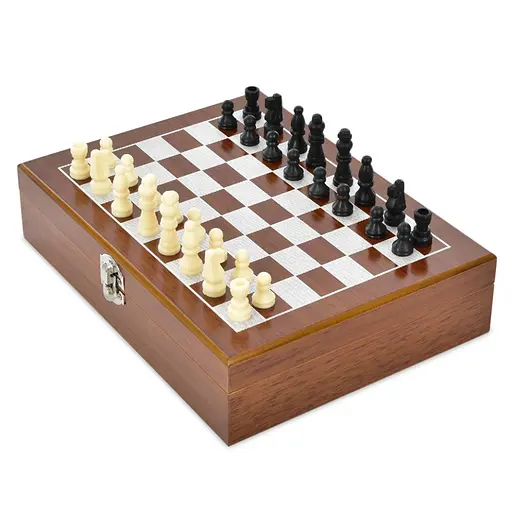 Набір настільних ігор 2 в 1 Bambi XQ12095 шахи, доміно - фото 1