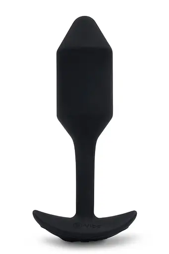Анальна пробка B-Vibe Vibrating Snug Plug 2, 12.4 см (чорний)