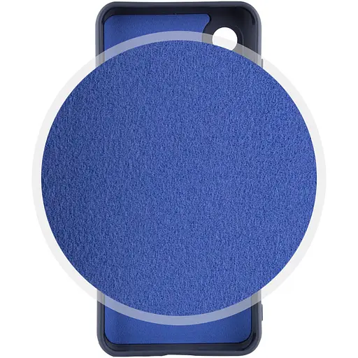 Чохол Silicone Cover Lakshmi Full Camera (A) для Samsung Galaxy A03 Core Синій / Midnight Blue - фото 3
