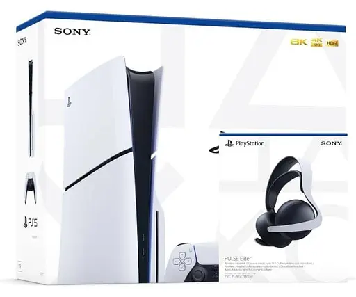 Ігрова консоль Sony PlayStation 5 Slim 1Tb + бездротова гарнітура PULSE Elite White + чохол - фото 2