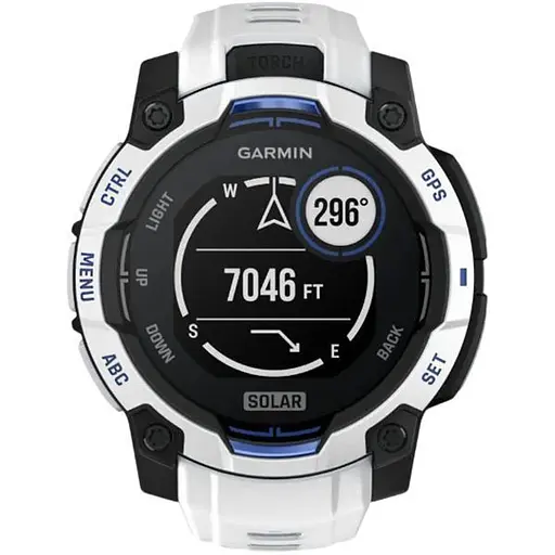 Смарт-годинник Garmin Instinct 3 Solar 45mm Whitestone with Whitestone Band (010-02934-03) [156741] - фото 2