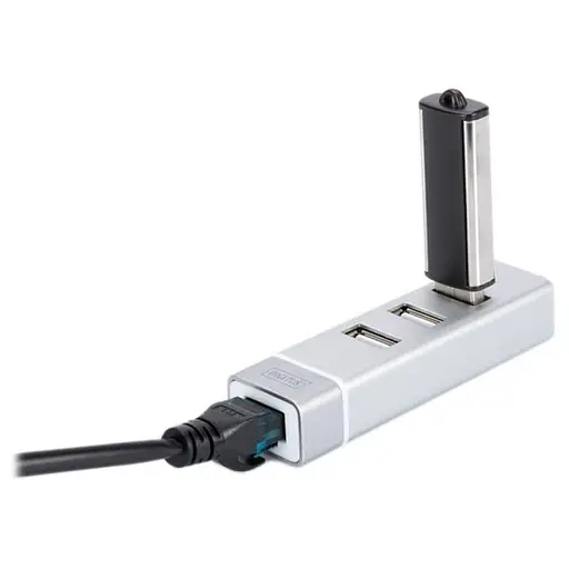 USB-Хаб Digitus USB-C 3xUSB-A/RJ45 (DA-70253) - фото 4