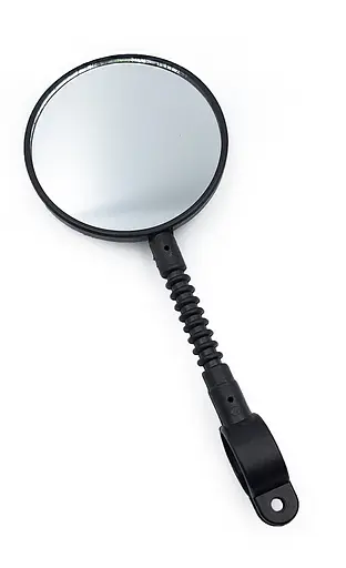 Дзеркало для дитячого велосипеда кругле 7 см чорне (G00011641) - фото 1