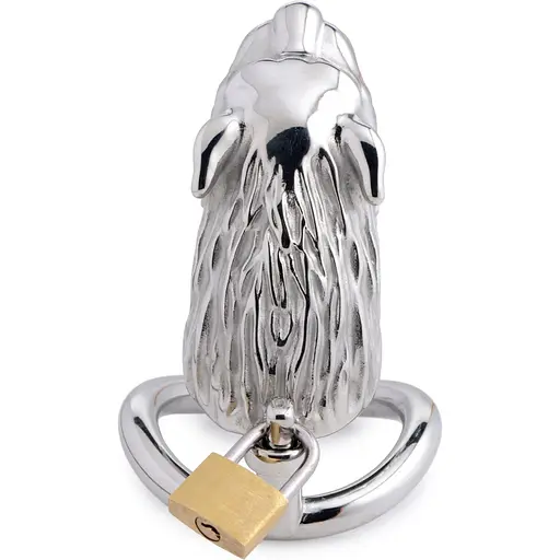 Клітка для члена Master Series Tiger King Cock Cage With Lock - фото 4