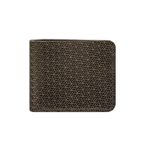 Мужской кожаный портмоне 4.1 (4 кармана) темно-коричневый Карбон - фото 7