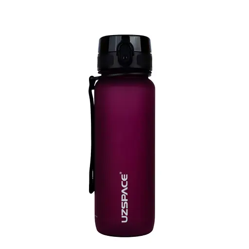 Пляшка для води UZSPACE 3053(Burgundy) 800 мл, бордова - фото 1