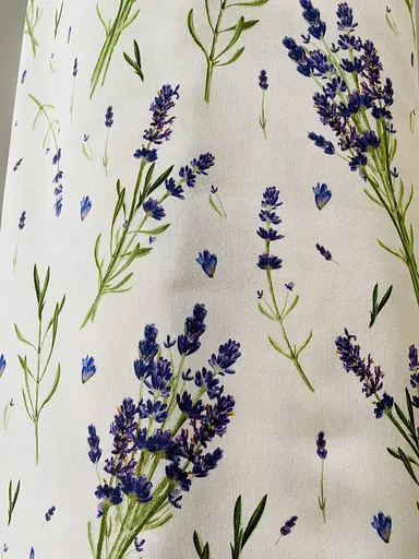 Тканина з тефлоновим просоченням з 3D принтом Лаванда (від 1 м) - фото 1