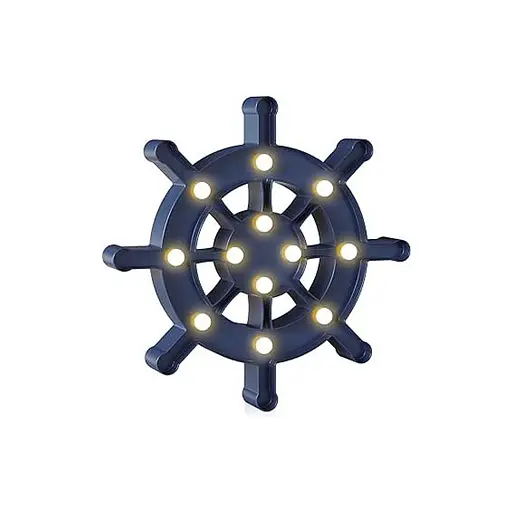 Лампа-нічник дитячий "штурвал" 28*28см, 2кол.(1*60)