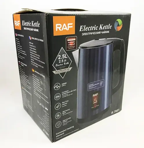 Чайник из нержавеющей стали RAF R.7881 2,5л 2000 Вт - фото 3