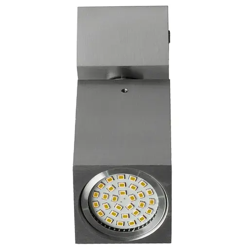 Підсвітка тубус Brille накладна поворотна AL-80/1 GU10 Alum IP20 26-812