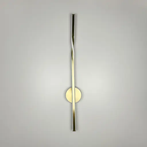 Удлиненное светодиодное латунное бра 80 см 4000K Line F Арт. WB32/800 AB - фото 7