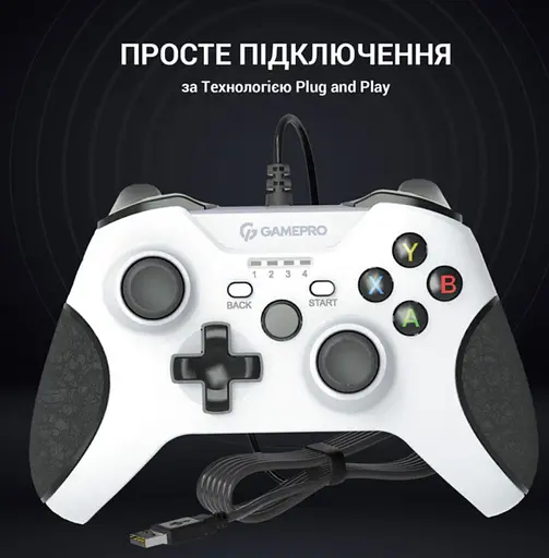 Геймпад джойстик GamePro MG-450 White USB PC/PS3/Android - фото 9