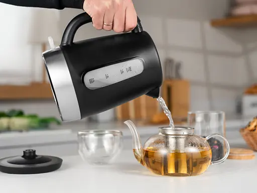 Электрочайник Ardesto 1.7л Strix пластик черный матовый - фото 5