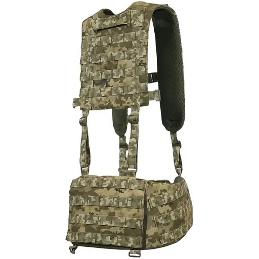 Лямки мягкие для тактических поясов РПС Kiborg с эвакуационной ручкой Pixel (1000-k3027) - фото 6