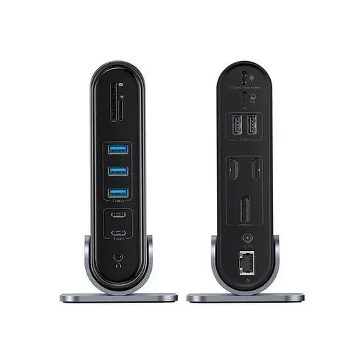 Хаб - док-станция Baseus UnionJoy 17-Port Triple-Display Docking Station B00532304811-00 - фото 2