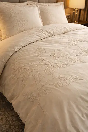 Комплект постільної  білизни євро 200х220  Premium ранфорс бежевий TC303376151