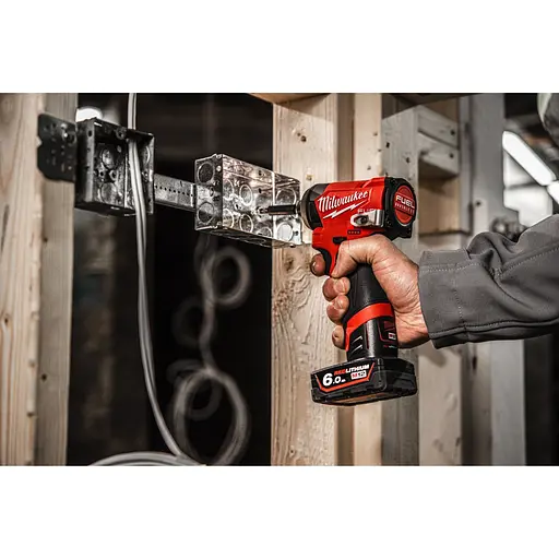 Гайковерт ударний акумуляторний Milwaukee M12 FID2-202X 12В АКБ 2х2А/183 год 0-4000 об/хв 170Нм 1/4" ЗП C12C жилет кейс (4933499462) - фото 12