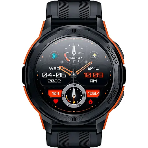 Часы Oukitel BT10 Black-orange - фото 2