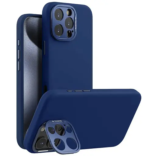 Чохол Silicone Nillkin LensWing Prop Magnetic для Apple iPhone 16 Pro 6.3 Синій/Blue