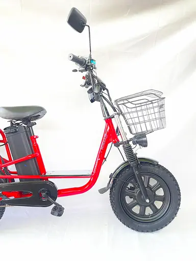 Электровелосипед двухместный Minako Monster (2000W 60V 36Ah) + Тормоз гидравлика Красный - фото 3