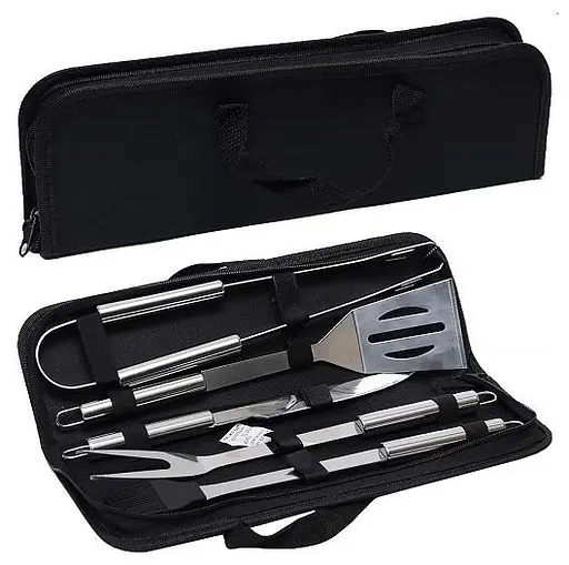 Набор для гриля и барбекю: 5 аксессуаров - Для любителей BBQ из нержавеющей стали - фото 2