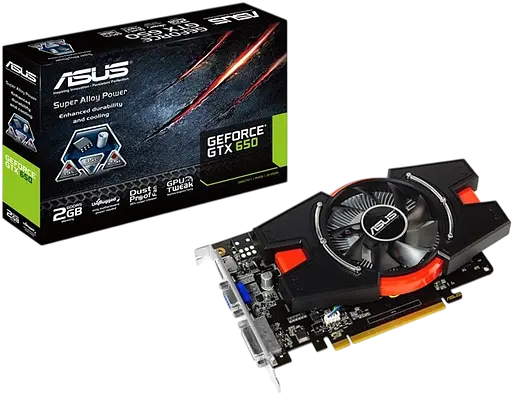 Видеокарта GeForce GTX 650 2GB Asus (GTX650-E-2GD5) Б/У - фото 1