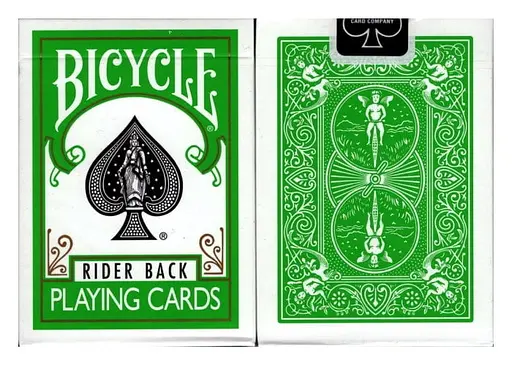 Карты игральные United States Playing Card Company Bicycle Rider Back Green deck (09418) - фото 6
