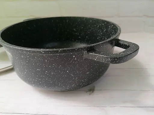 Кастрюля алюминиевая Zauberg с мраморным покрытием и крышкой 4.5 л (0324 BL) - фото 2