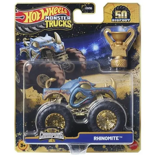 Машинка-позашляховик з кубком Hot Wheels Monster Trucks Бігфут - чемпіон в асортименті (JDV96) - фото 11