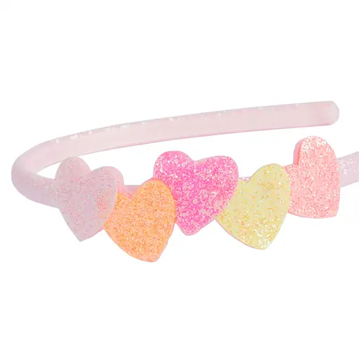 Обруч для волос Пять сердец - фото 2
