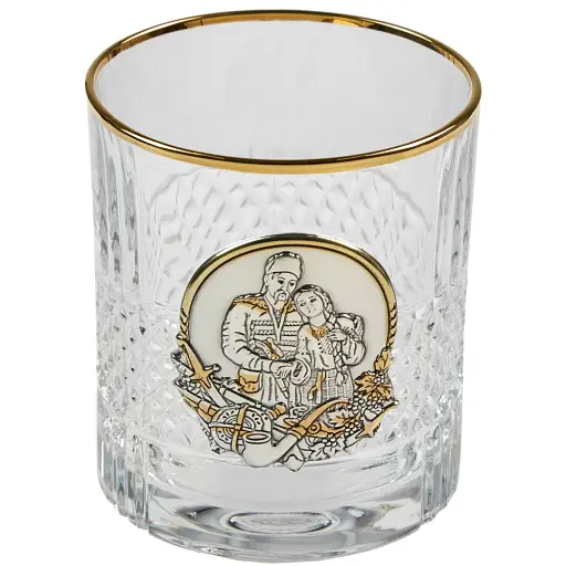 Подарунковий набір склянок для віскі Boss Crystal "Гербовий з козаками": графін - фото 9