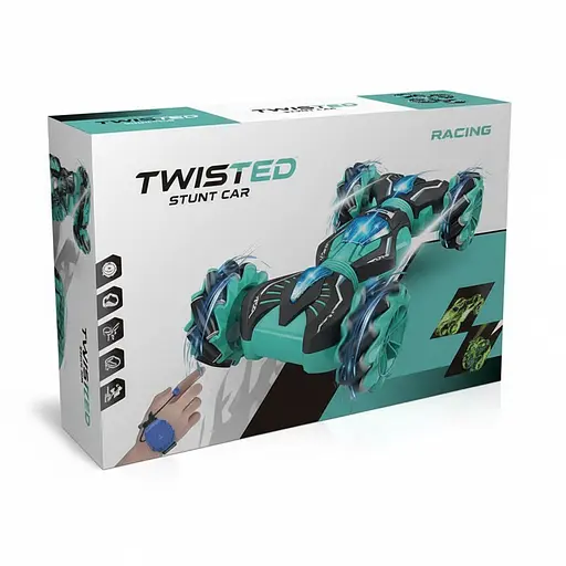 Радіокерований позашляховик-перевертиш 911-579 A-02, Пульт 2.4G/Браслет, Акум. 3.7V, Червоний - фото 2