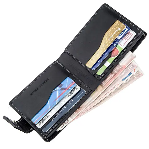 Кожаный портмоне Grande Pelle 9х11х2 см acs0014737 - фото 4