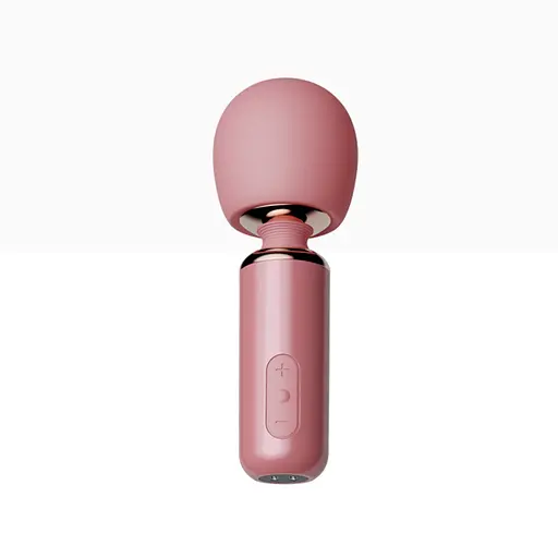 Вібромасажер Qingnan No.5 Powerful Mini Wand 18,3 см рожевий - фото 2