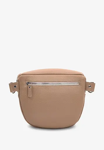 Шкіряна сумка поясна-кроссбоді Vacation карамель флотар - фото 4