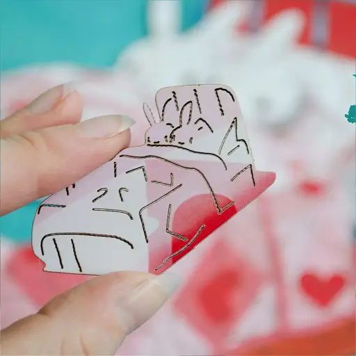 Дерев'яний фігурний пазл Ліниві Зайчики, А3, Картонна коробка 200 елементів - фото 4