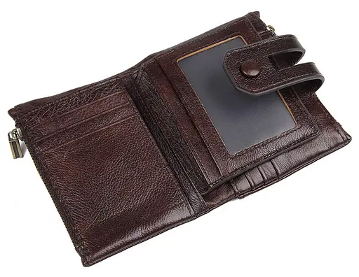 Чоловічий шкіряний гаманець Vintage 9.2x12 см acs0015718 - фото 10