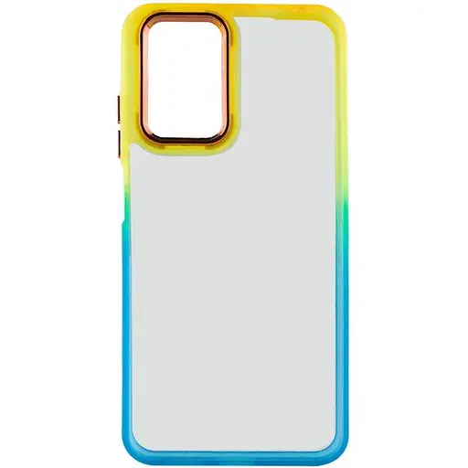 Чехол Epik TPU+PC Fresh sip series для Xiaomi Redmi Note 12 4G Бирюзовый / Оранжевый